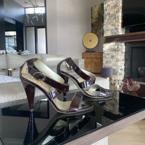 {never been worn} Michael Kors cross-strap heels